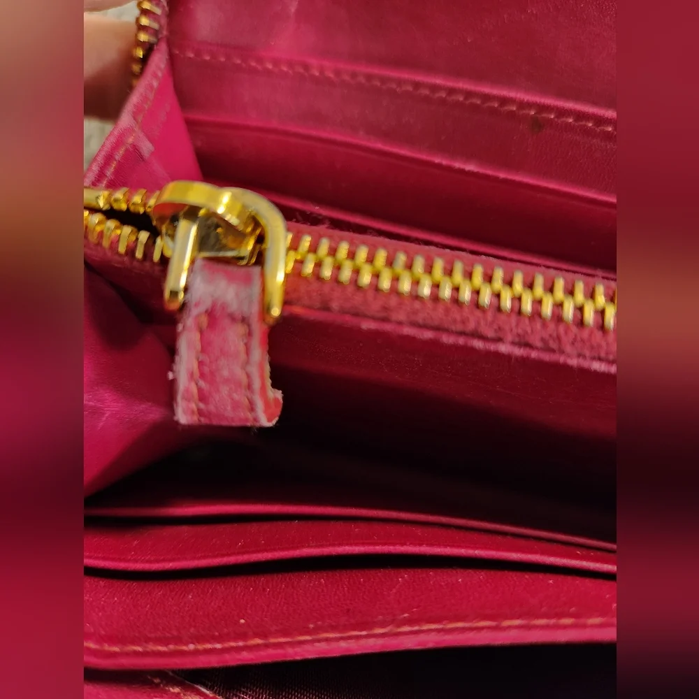 Miu Miu Croc Embossed St. Coco Lux Zip Wallet - Picture 11 of 14